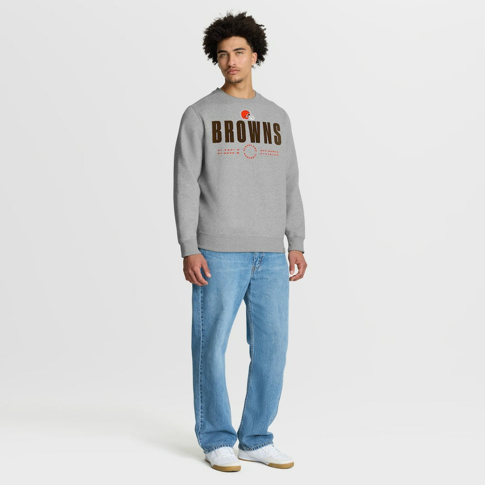 Cleveland Browns Direct Handoff Legacy Pullover Sweatshirt - Heather Gray on sale