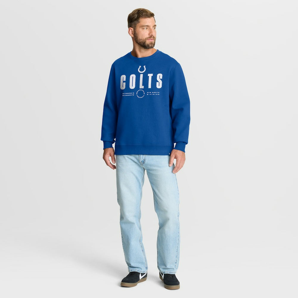 Indianapolis Colts Direct Handoff Legacy Pullover Sweatshirt - Royal cheap