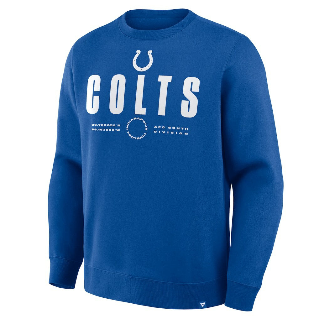 Indianapolis Colts Direct Handoff Legacy Pullover Sweatshirt - Royal cheap