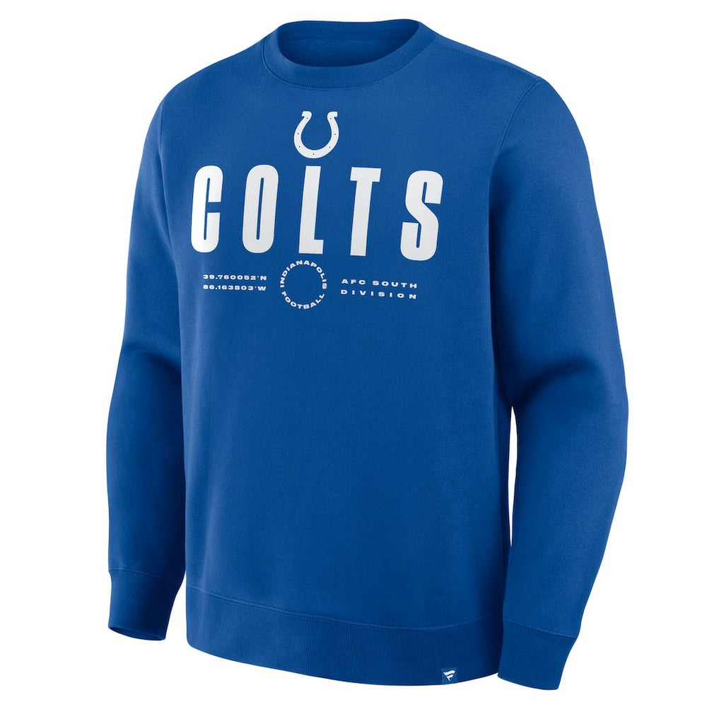 Indianapolis Colts Direct Handoff Legacy Pullover Sweatshirt - Royal cheap