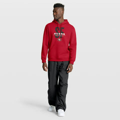 San Francisco 49ers Right Tackle Legacy Pullover Hoodie - Scarlet sale