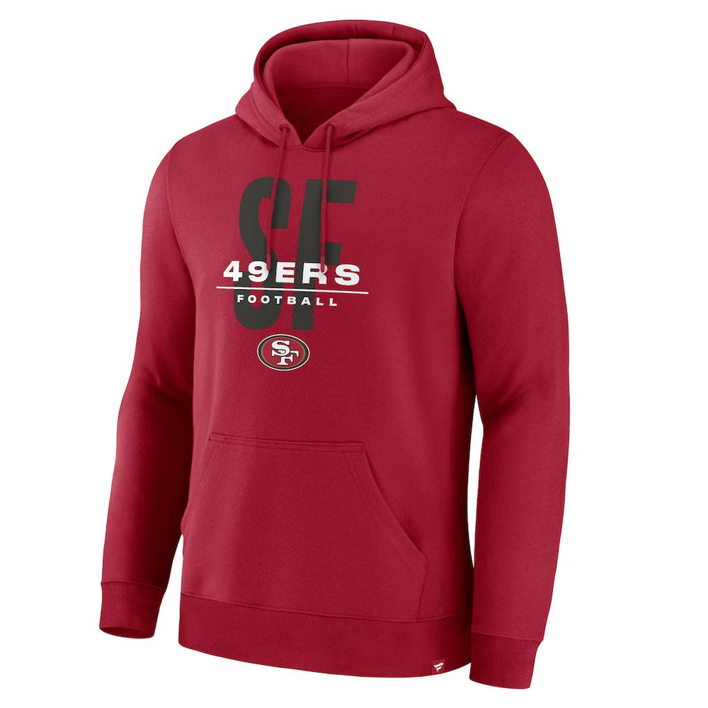 San Francisco 49ers Right Tackle Legacy Pullover Hoodie - Scarlet sale