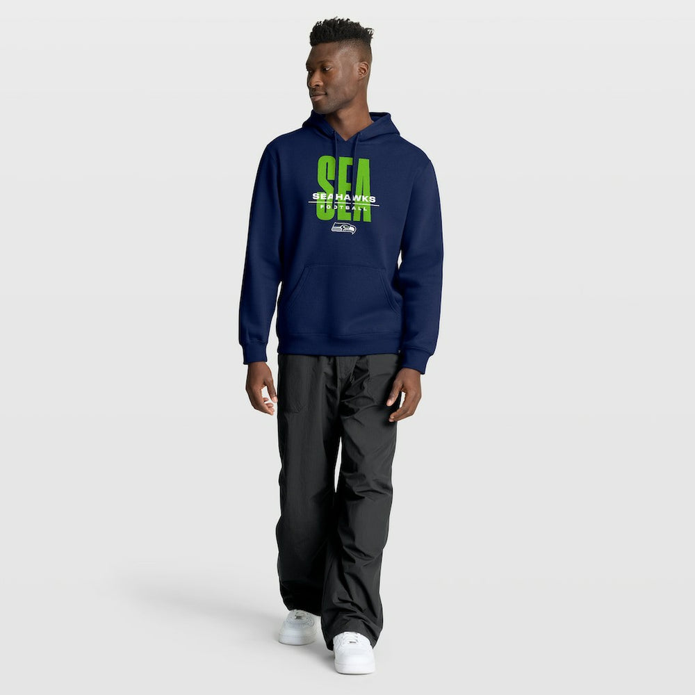 Seattle Seahawks Right Tackle Legacy Pullover Hoodie - College Navy outlet