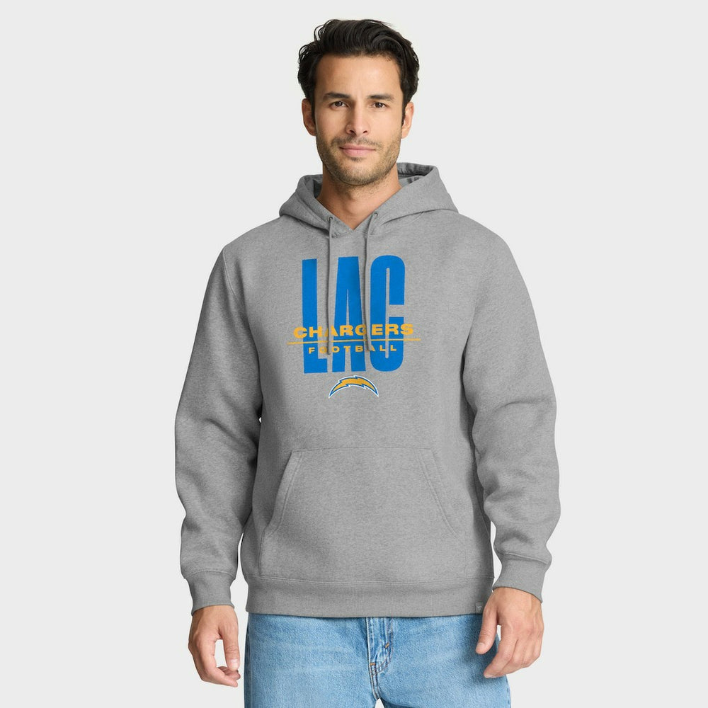 Los Angeles Chargers Right Tackle Legacy Pullover Hoodie - Heather Gray sale