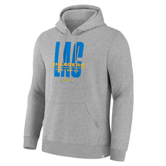Los Angeles Chargers Right Tackle Legacy Pullover Hoodie - Heather Gray sale
