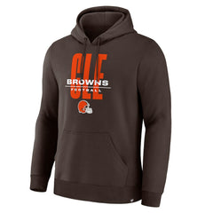 Cleveland Browns Right Tackle Legacy Pullover Hoodie - Brown sale