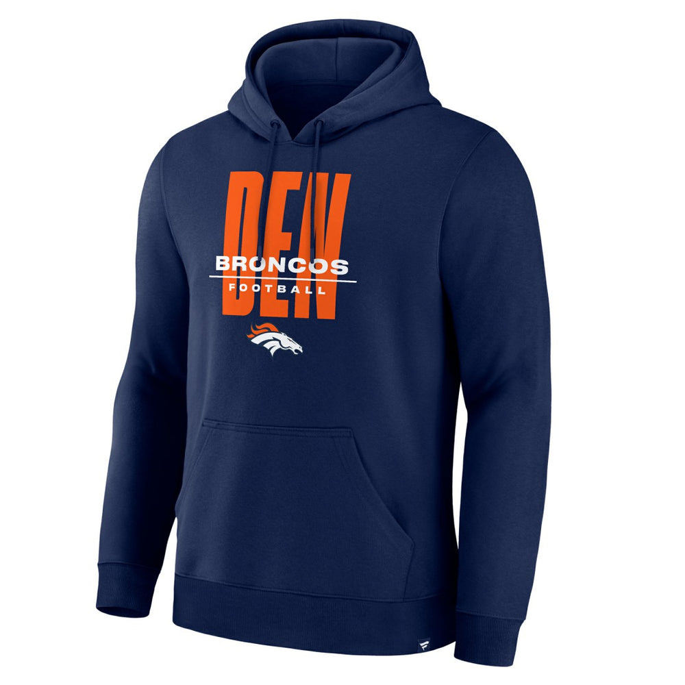 Denver Broncos Right Tackle Legacy Pullover Hoodie - Navy discount