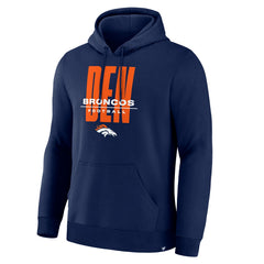 Denver Broncos Right Tackle Legacy Pullover Hoodie - Navy discount