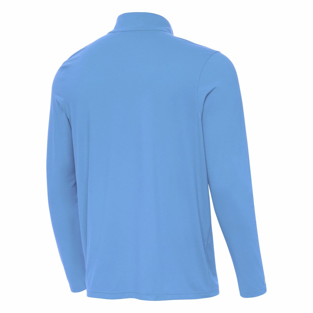 Cleveland Guardians Antigua Intent Quarter-Zip Top - Powder Blue