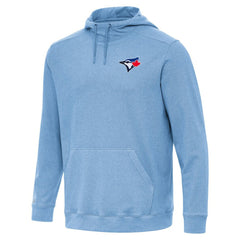Toronto Blue Jays Antigua Cloud Pullover Hoodie - Heather Powder Blue