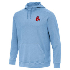 Boston Red Sox Antigua Cloud Pullover Hoodie - Heather Powder Blue