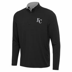 Kansas City Royals Antigua Content Quarter-Zip Top - Black