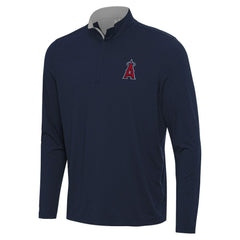 Los Angeles Angels Antigua Content Quarter-Zip Top - Navy