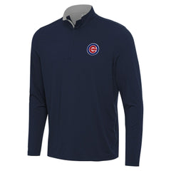 Chicago Cubs Antigua Content Quarter-Zip Top - Navy