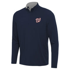 Washington Nationals Antigua Content Quarter-Zip Top - Navy