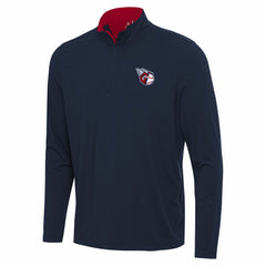 Cleveland Guardians Antigua Content Quarter-Zip Top - Navy