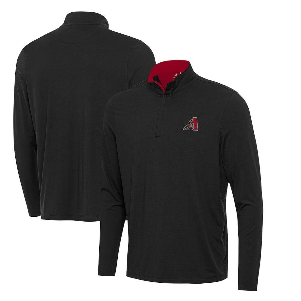 Arizona Diamondbacks Antigua Content Quarter-Zip Top - Black