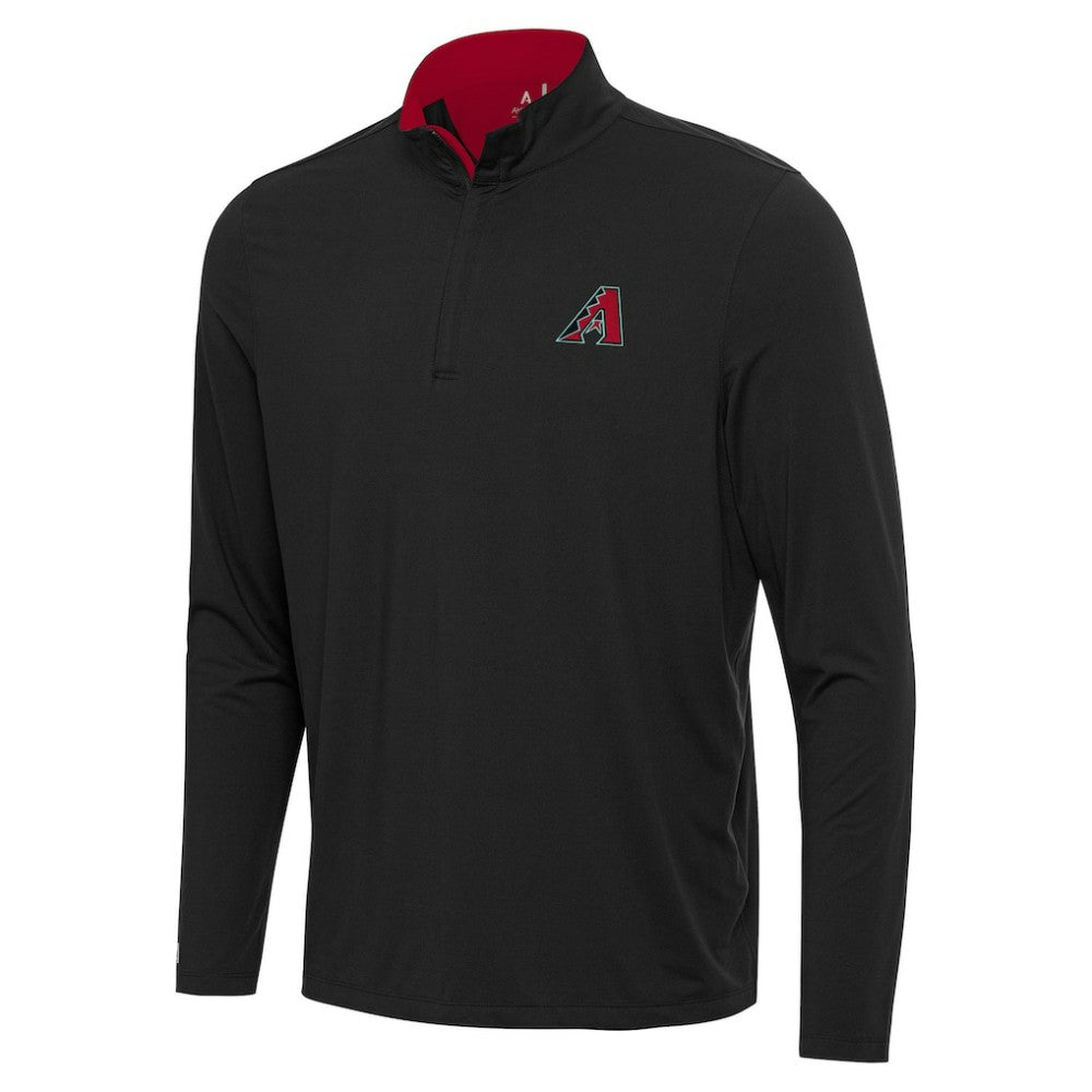 Arizona Diamondbacks Antigua Content Quarter-Zip Top - Black