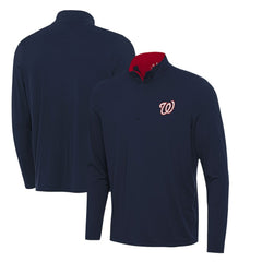 Washington Nationals Antigua Content Quarter-Zip Top - Navy