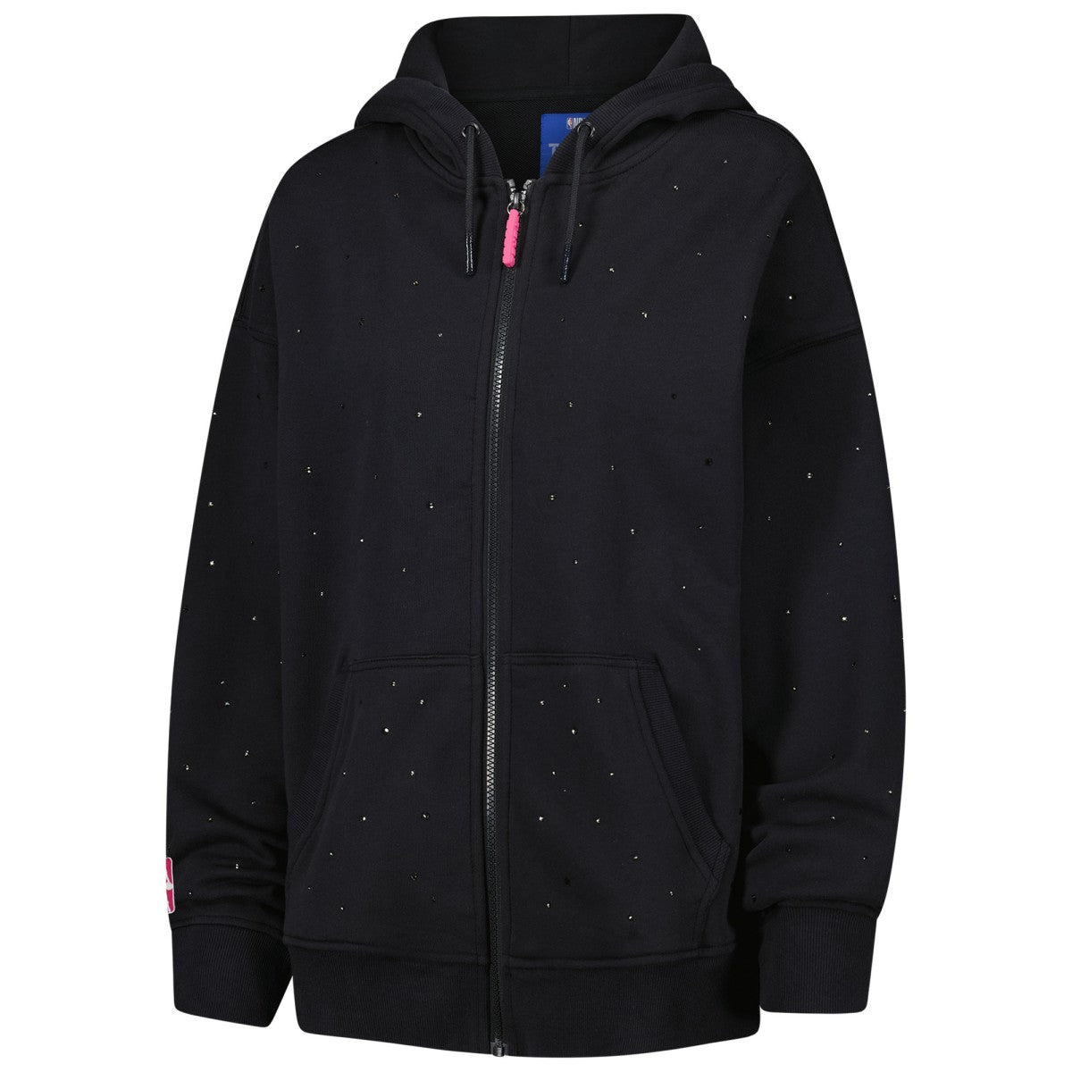 New Orleans Pelicans Terez Women's Oversized Allover Gemstone Full-Zip Hoodie - Black online