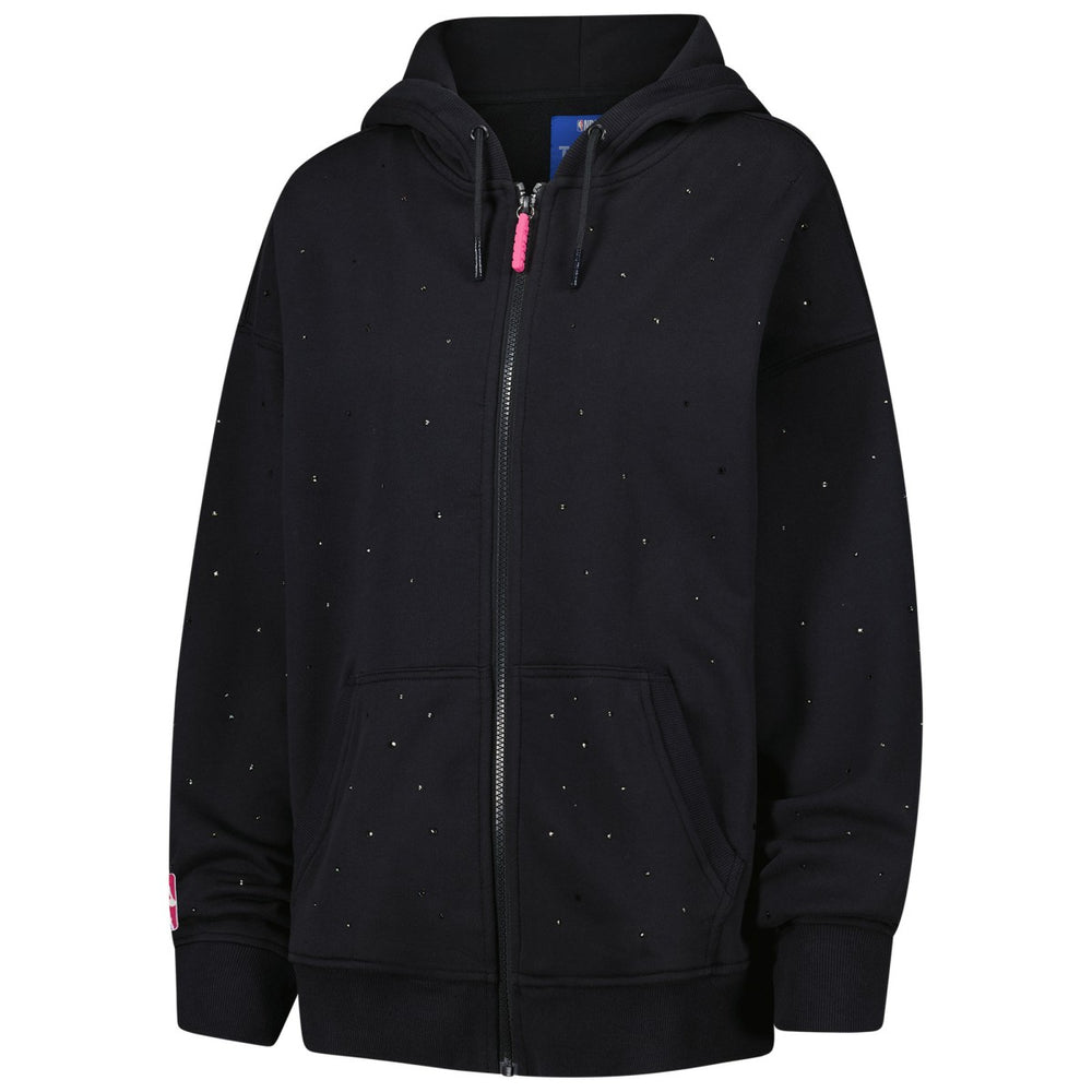 New Orleans Pelicans Terez Women's Oversized Allover Gemstone Full-Zip Hoodie - Black online