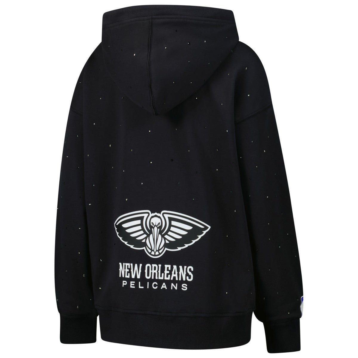 New Orleans Pelicans Terez Women's Oversized Allover Gemstone Full-Zip Hoodie - Black online
