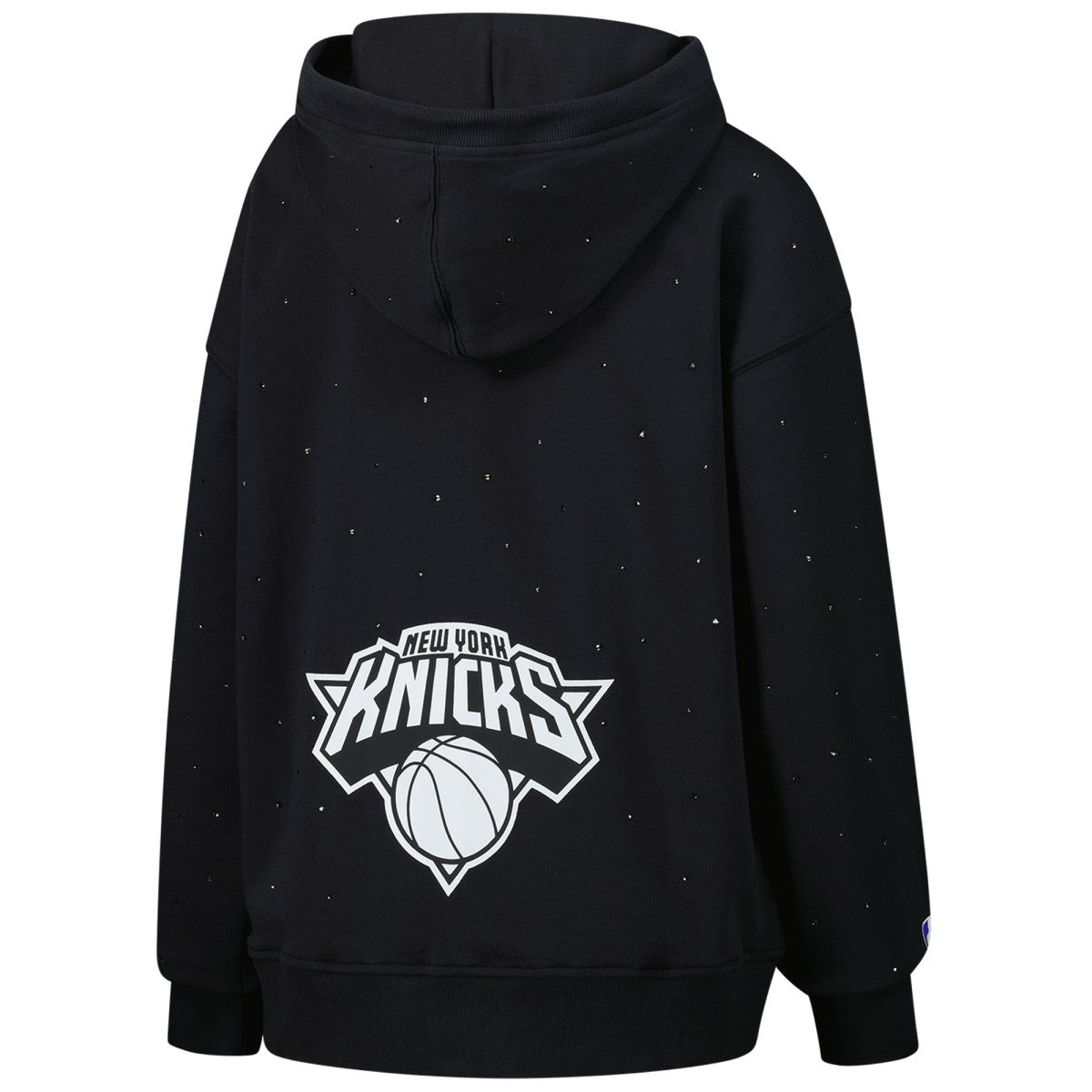 New York Knicks Terez Women's Oversized Allover Gemstone Full-Zip Hoodie - Black sale