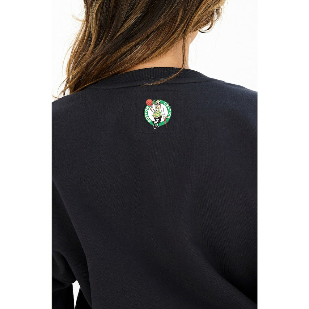 Boston Celtics Terez Women's Gemstone Logo Pullover Sweatshirt - Black for sale