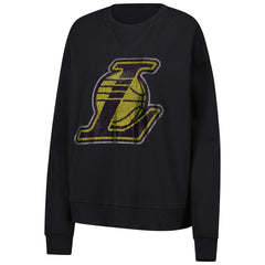 Los Angeles Lakers Terez Women's Gemstone Logo Pullover Sweatshirt - Black shop