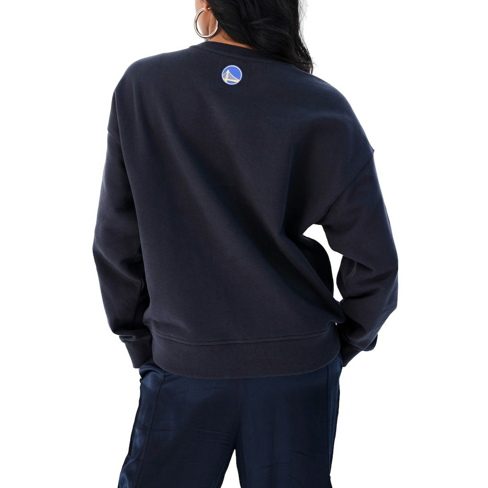 Golden State Warriors Terez Women's Gemstone Logo Pullover Sweatshirt sale - Black outlet