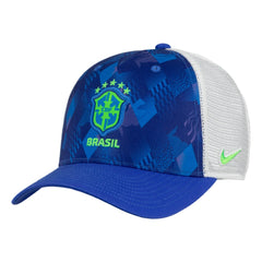 Brazil National Team Unisex Rise Printed Trucker Adjustable Hat - Blue | Nike outlet