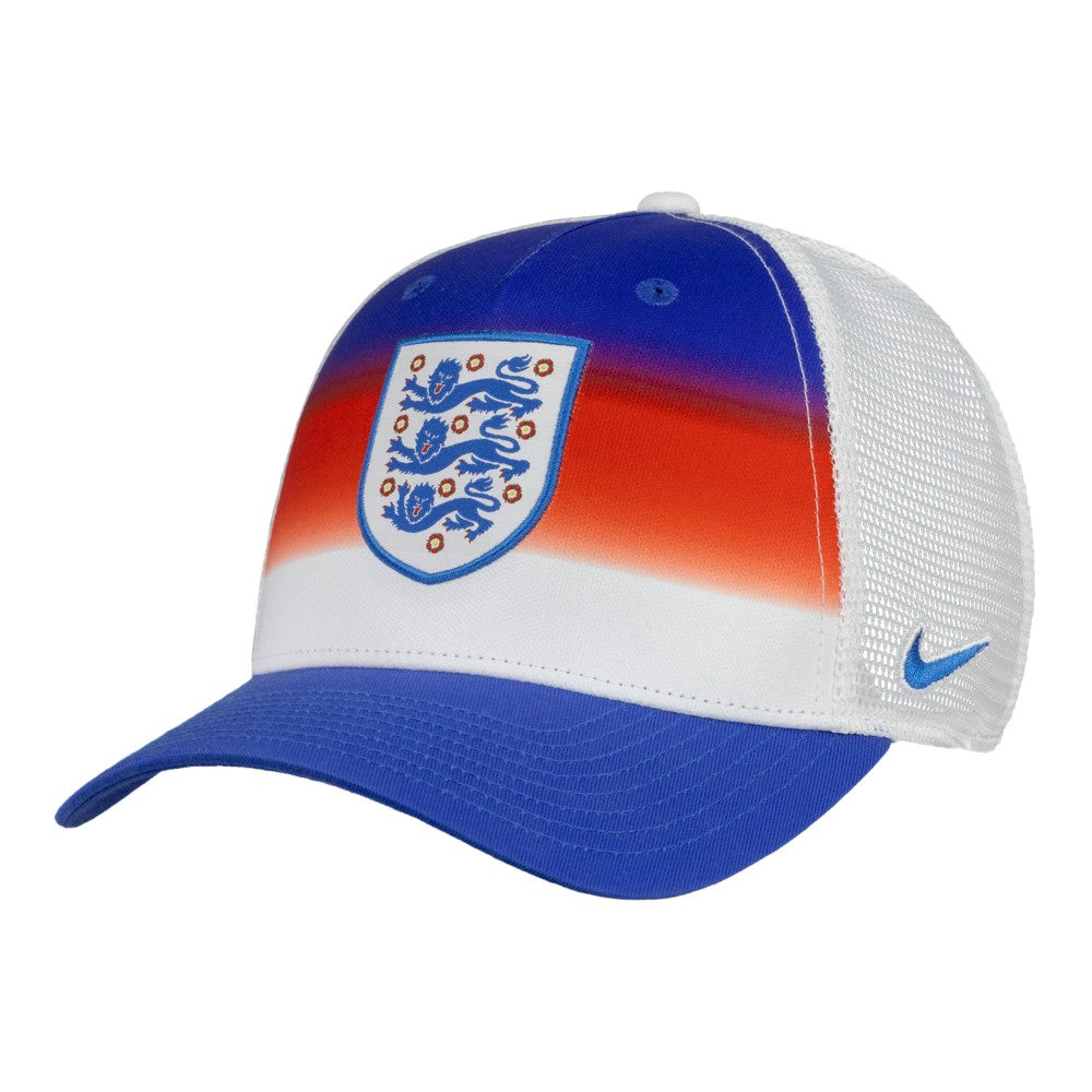 England National Team Unisex Rise Printed Trucker Adjustable Hat - White | Nike for sale