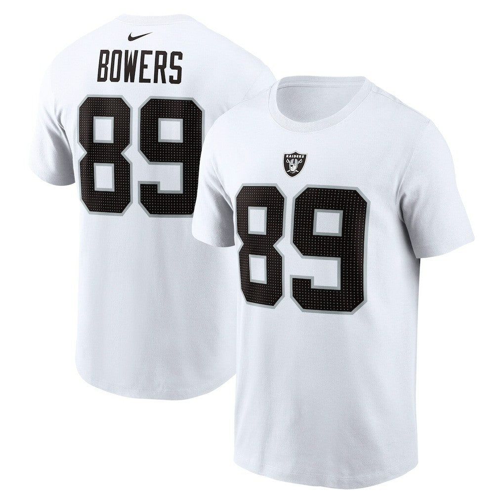 Brock Bowers Las Vegas Raiders Name & Number T-Shirt - White | Nike cheap