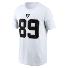 Brock Bowers Las Vegas Raiders Name & Number T-Shirt - White | Nike cheap
