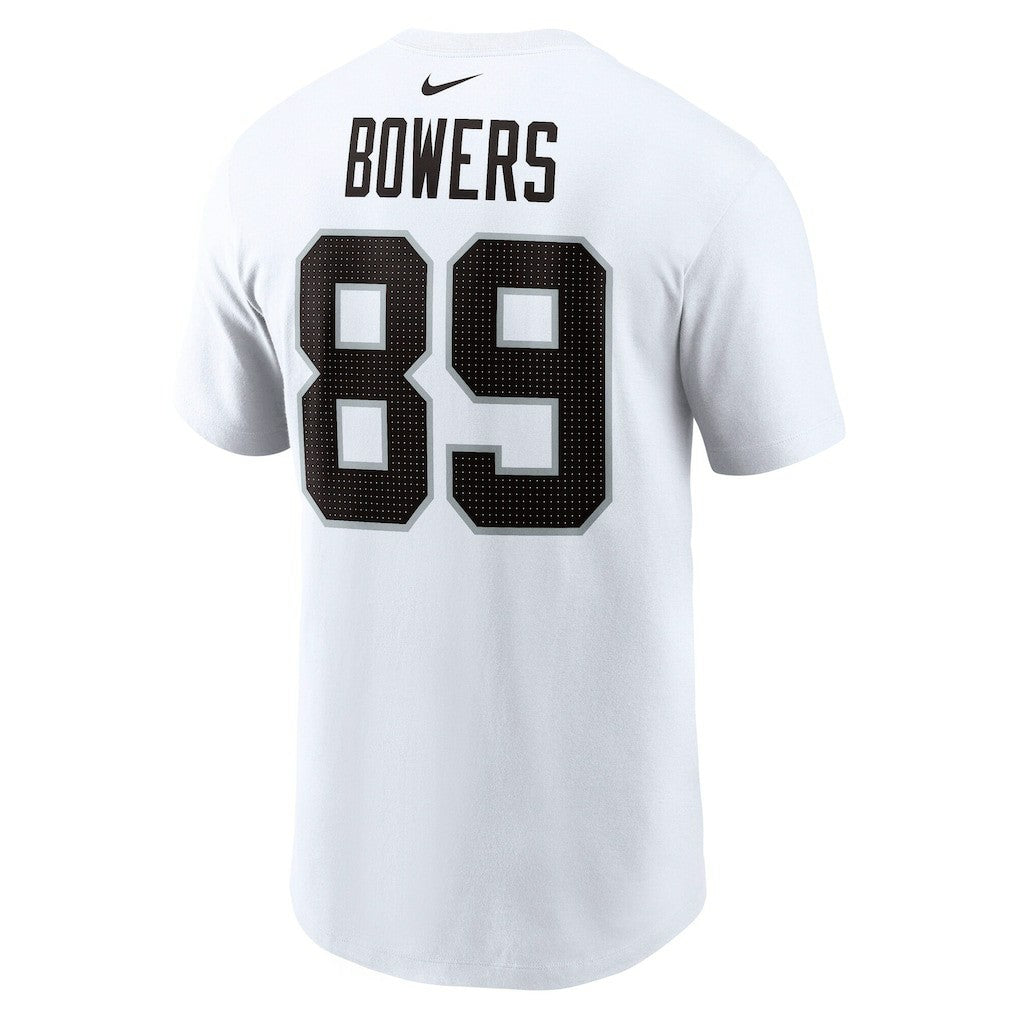 Brock Bowers Las Vegas Raiders Name & Number T-Shirt - White | Nike cheap