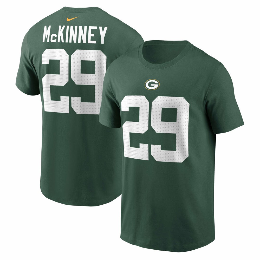 Xavier McKinney Green Bay Packers Name & Number T-Shirt - Green | Nike online