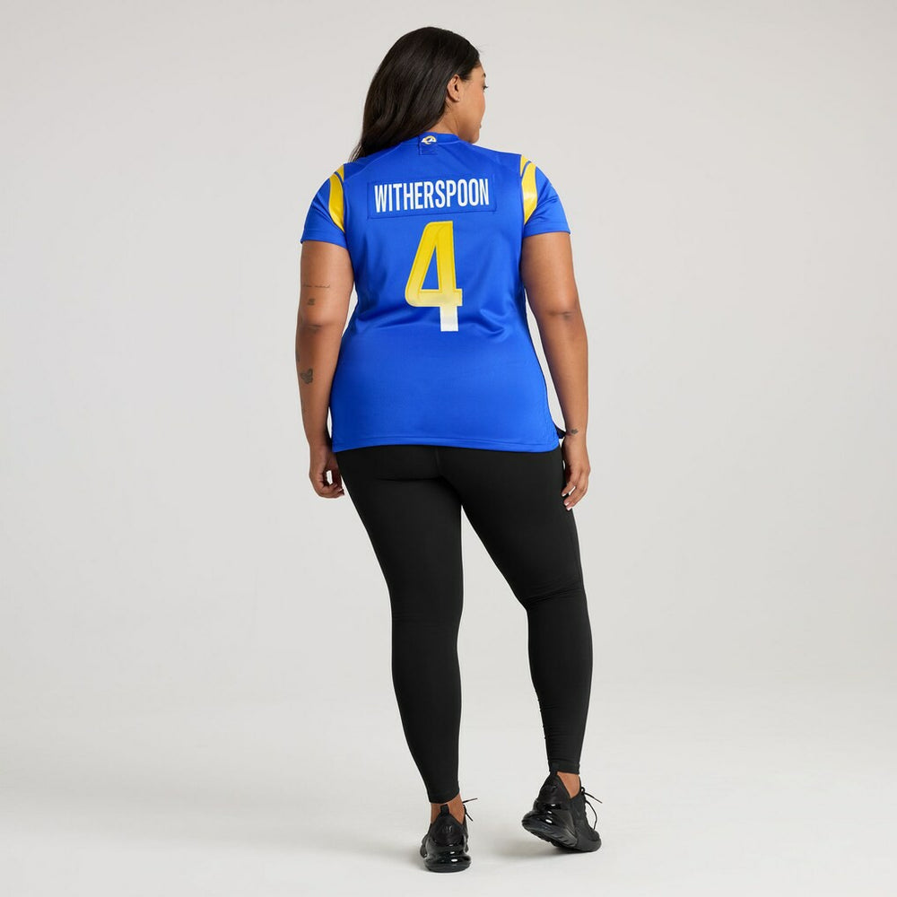 Ahkello Witherspoon Los Angeles Rams Women's Team Game Jersey - Royal | Nike sale