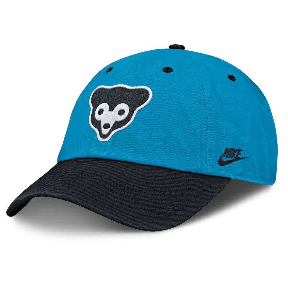 Chicago Cubs Neon 90s Club Adjustable Hat - Blue/Navy | Nike