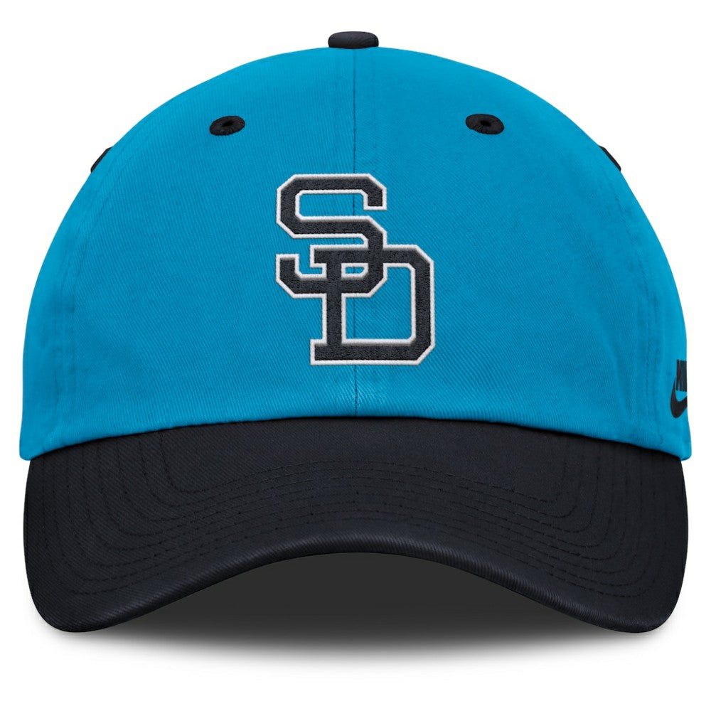 San Diego Padres Neon 90s Club Adjustable Hat - Blue/Navy | Nike