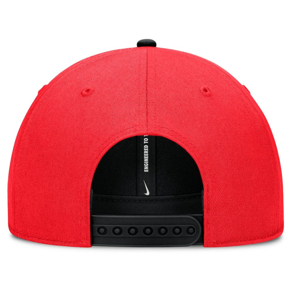 Baltimore Orioles Neon 90s Rise Adjustable Hat - Crimson/Black | Nike