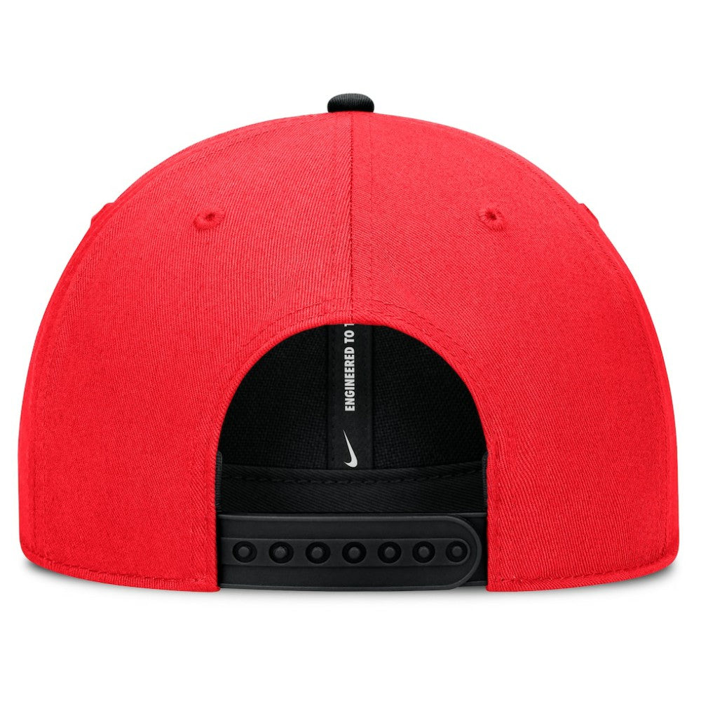 Houston Astros Neon 90s Rise Adjustable Hat - Crimson/Black | Nike