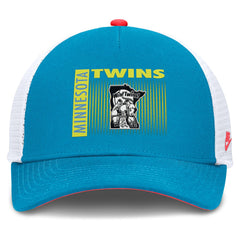 Minnesota Twins Neon 90s Rise Structured Performance Adjustable Trucker Hat - Teal | Nike