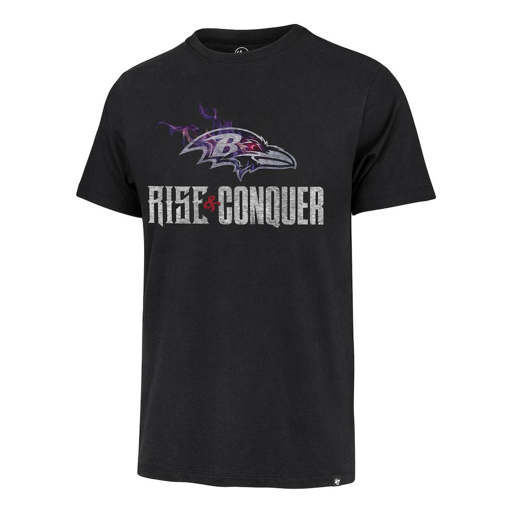 Baltimore Ravens '47 Rise and Conquer Franklin T-Shirt - Black discount