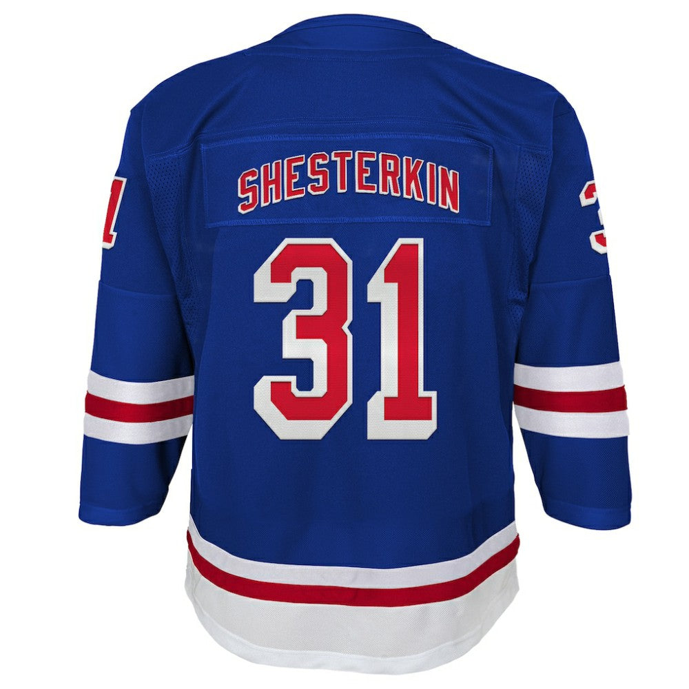 Igor Shesterkin New York Rangers Youth Home Premier Player Jersey Blue