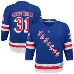 Igor Shesterkin New York Rangers Youth Home Replica Player Jersey Blue