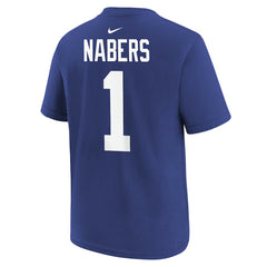 Malik Nabers New York Giants Player Name & Number T-Shirt - Royal | Nike online