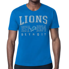 Detroit Lions Starter Retro Team Logo T-Shirt - Blue sale