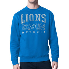 Detroit Lions Starter Retro Team Logo Pullover Sweatshirt  - Royal discount