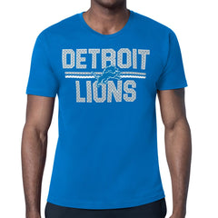 Detroit Lions Starter Retro Team Logo T-Shirt  - Blue on sale