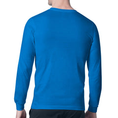 Detroit Lions Starter Mesh Look Retro Team Logo Long Sleeve T-Shirt - Blue outlet
